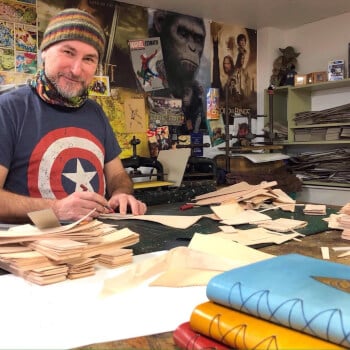Phoenix Handmade Books, metalwork and textiles teacher